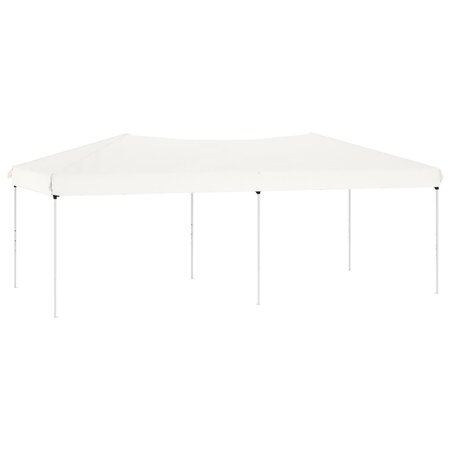 vidaXL Tente de réception pliable Blanc 3x6 m