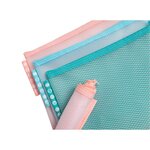 Pochette À Fermeture Éclair En Plastique Souple Chromaline Pastel - A5 - Couleurs Assorties - X 12 - Exacompta
