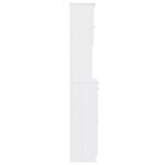 vidaXL Buffet ALTA blanc 77x35x188 cm bois massif de pin