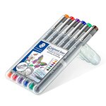 étui de 6 Feutres à pigment 0,3 mm STAEDTLER
