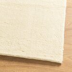 vidaXL Tapis HUARTE à poils courts doux et lavable crème 80x150 cm