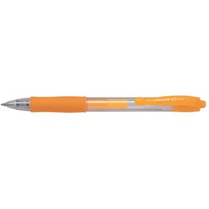 Stylo à encre gel g2 07 néon abricot néon pilot