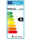 Lampe de bureau LED jazzy avec variateur, blanc MAUL