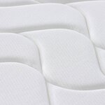 vidaXL Matelas à ressorts ensachés dureté moyenne 100x200 cm