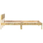 vidaXL Cadre de lit Bois de récupération massif 120x200 cm