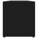 vidaXL Meuble TV Noir 120x34x37 cm Bois d’ingénierie