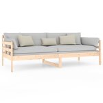 vidaXL Lit de jour Bois massif de pin 90x200 cm