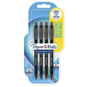 Stylo à bille rétractable comfortmate ultra paper mate