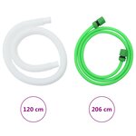 vidaXL Réservoir d'eau avec robinet pliable 1000 L PVC