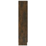 vidaXL Armoire à vitrine Chêne fumé 82 5x30 5x150 cm Bois d'ingénierie