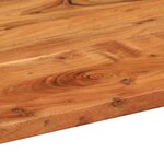 vidaXL Dessus de table 110x40x2 5 cm ovale bois massif d'acacia