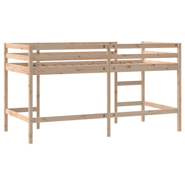vidaXL Lit mezzanine enfants échelle 80x200 cm bois pin massif