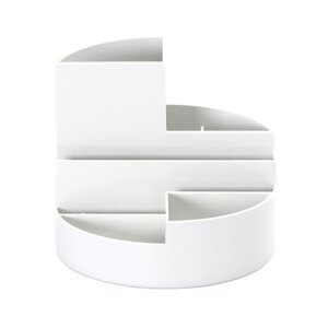 Organisateur de bureau rundbox 6 compartiments Blanc MAUL