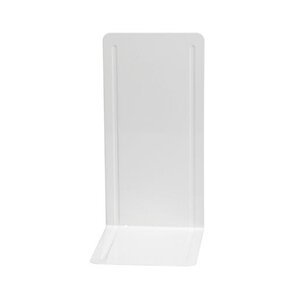 Lot de 2 Serre-Livres / archives étroits 14 x 12 x 24 cm Blanc MAUL