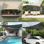 vidaXL Voile d'ombrage 160 g/m² Rouge 2x3 m PEHD