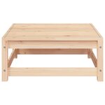 vidaXL Salon de jardin 2 Pièces avec coussins Bois de pin massif