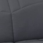 Banquette BZ - Gris anthracite -145 x 100 x 90 cm