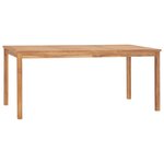 vidaXL Ensemble à manger de jardin 9 Pièces Bois de teck solide