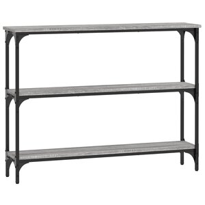 vidaXL Table console sonoma gris 100x22 5x75 cm bois d'ingénierie
