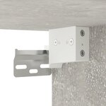 vidaXL Meubles TV muraux 2 Pièces Gris béton 40x34 5x40 cm