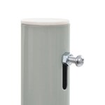vidaXL Auvent latéral rétractable de patio 120 x 300 cm Blanc cassé
