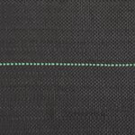 vidaXL Membrane anti-mauvaises herbes noir 1 5x50 m PP
