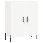 vidaXL Buffet haut Blanc 69 5x34x180 cm Bois d'ingénierie