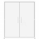 vidaXL Buffet blanc 60x31x70 cm bois d'ingénierie