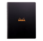 Notebook RHODIACTIVE 90g RI A4+ 160p 5x5C mcrprf. + 9tr, règle PP + 6 m-p repositionna... RHODIA