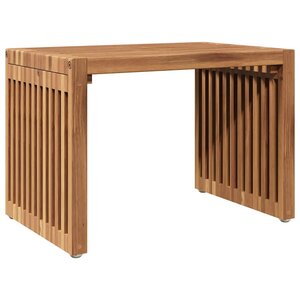 vidaXL Table d'appoint de jardin Marron 50 x 32.5 x 35 cm