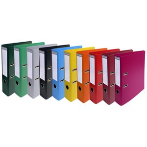 Classeur PVC A4 D70mm Couleurs Vives Aléatoires EXACOMPTA