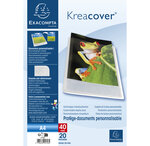 Protège-documents En Polypropylène Semi Rigide Kreacover® Chromaline 40 Vues - A4 - Incolore - X 20 - Exacompta