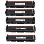 T3AZUR - 5x Toners compatibles avec HP Color LaserJet Pro MFP M282nw M283cdw M283fdn M283fdw avec puce