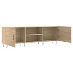 vidaXL Meuble TV chêne sonoma 150x30x50 cm bois d'ingénierie