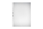pochette perforée, format A4, transparent, 0,09 mm, pqt 10 HERLITZ