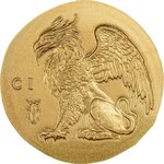 Pièce de monnaie en Or 5 Dollars g 0.5 Millésime 2024 Numismatic Icons GRYPHON