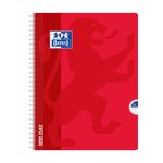 Cahier OPENFLEX spirale 24x32cm 180p grands carreaux 90g Coloris Aléatoire OXFORD