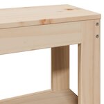 vidaXL Cadre de lit sans matelas 120x200 cm bois de pin massif