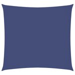 vidaXL Voile de parasol tissu oxford carré 5x5 m bleu