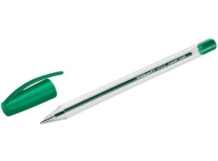 Stylo à bille STICK super soft Pte Moyenne Vert PELIKAN