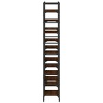 vidaXL Bibliothèque chêne marron 127 5x28 5x172 5 cm bois d'ingénierie