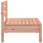 vidaXL Canapés de jardin sans accoudoirs 4 Pièces bois massif douglas