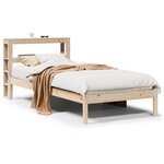 vidaXL Cadre de lit sans matelas 90x200 cm bois de pin massif