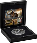 Pièce de monnaie en Argent 5 Dollars g 62.2 (2 oz) Millésime 2024  s BARBARIAN