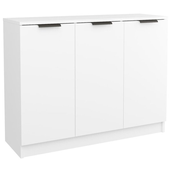 vidaXL Buffet Blanc 90 5x30x70 cm Bois d'ingénierie