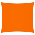 vidaXL Voile de parasol Tissu Oxford carré 2x2 m Orange