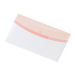 Pochettes à scratch format chéquier tarifold 25 x 13 6 cm couleurs assorties - paquet de 6