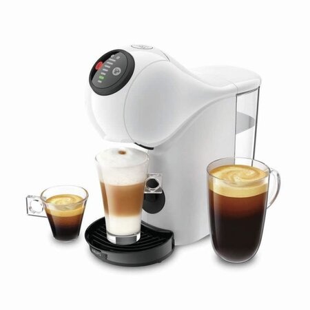 Krups kp240131 - machine a café genio s multiboissons - réservoir d'eau amovible de 0 8l - 1500w - 300ml - blanc