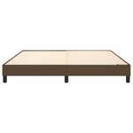 vidaXL Cadre de lit Marron foncé 180x200 cm Tissu