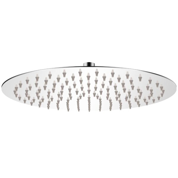 vidaXL Tête de douche plongeante ronde en acier inoxydable 30 cm